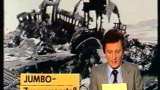 Tagesschau vom 29031977 Das Ausmaß des Zusammenstoßes zweier JumboJets Boeing 747 575 Tote [upl. by Stew]