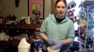 How To Stiffen Fabric and Yarn Bowls with Glue [upl. by Norse68]