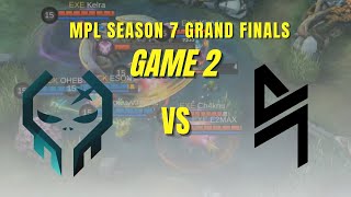 EXECRATION VS BLACKLIST INTERNATIONAL GAME 2  MPL SEASON 7 GRAND FINALS [upl. by Kubis]