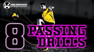 FOOTBALL  SOCCER PASS TRAINING  AJAX BARCELONA SOCCERFOOTBALL PASSING DRILLS [upl. by Mines837]