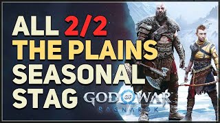 All The Plains Seasonal Stag Locations God of War Ragnarok [upl. by Uuge350]