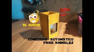 COMO HACER COMEDERO AUTOMÁTICO PARA ANIMALES [upl. by Lenoyl676]