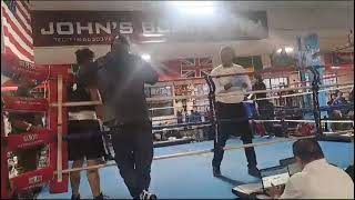 🥊🇪🇨🦍Woodside at Johns Boxing Gym [upl. by Oirobil]