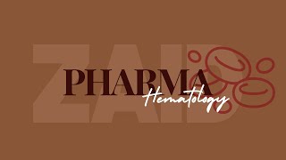 PharmacologyHematoloAntiplateletampFibrinolytic drugs [upl. by Leasi587]