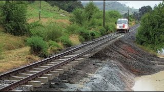 Cyclone Hale  Mayhem in Mangaweka  Rail and Road cut [upl. by Katt340]