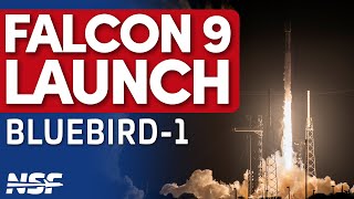 SpaceX Falcon 9 Launches Bluebird1 [upl. by Adieno663]