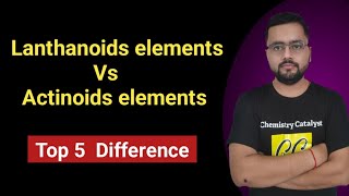 Difference between lanthanoids and actinoids elements  d and f blocks elements [upl. by Winograd331]