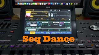 Korg Pa5x  Seq Dance  Dance Category  Style Element  OS V 121 new sound [upl. by Vada]