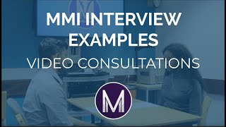 MMI Interview Examples  Video Consultations  Medic Mind [upl. by Farra]