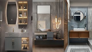 Top 50 Washbasin Cabinet Design  Wash Basin Designs  Basine Design  Bathroom Storage Ideas [upl. by Ahsinej]