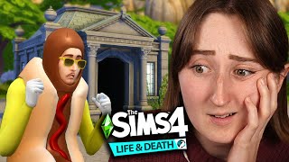 playing the sims but i have to live in a CRYPT [upl. by Secundas]