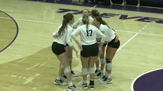 Trevecca Volleyball Highlights vs Mississippi College 20241101 [upl. by Aliuqehs]