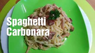 Pyszne spaghetti Carbonara Przepis Maszki Spaghetti Carbonara Mashka recipe [upl. by Aroved]