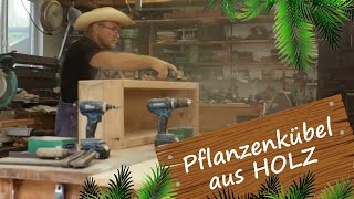 Pflanzenkübel aus Holz selber bauen 🤠🛠️ DIY mit Konny  Reimanns LIFE [upl. by Anorahs911]