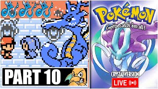 Pokemon Crystal Walkthrough Part 10 NUZLOCKE  Gym Leader Clair Kingdra [upl. by Hew]