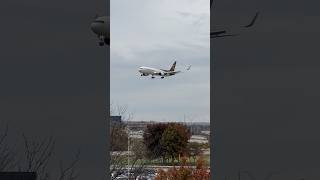 UPS 767 Gracefully Lands at SDF Airport shorts [upl. by Acinorehs]