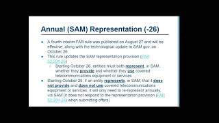 GSAs Implementation of Section 889 of the FY 2019 National Defense Authorization Act NDAA [upl. by Volpe]