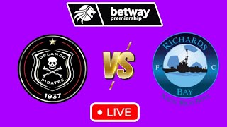 Orlando Pirates vs Richards Bay live update  prediction [upl. by Trilbie186]