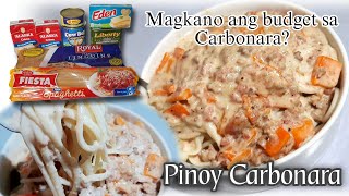 Paano pagkasyahin ang 1000 pesos mo  Magluluto muna ako ng Carbonara Jin Sai TV [upl. by Hwang604]