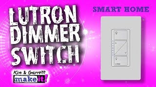 How To Install A Lutron Dimmer Switch DIY Smart Home [upl. by Natlus695]