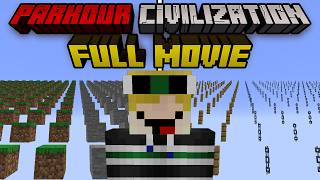 Minecraft but I survive in PARKOUR CIVILIZATION FULL MOVIE [upl. by Rafaj]