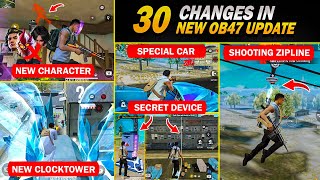 OB47 Top 30 Game Changer quot SECRET UPDATES quot FF Advance Server  GARENA Free Fire [upl. by Bert136]