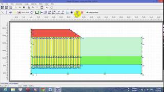 PLAXIS 2D TUTORIAL quotReinforcement of foundation road soft soil by Cement – Soil columnsquot Part3 [upl. by Winona323]