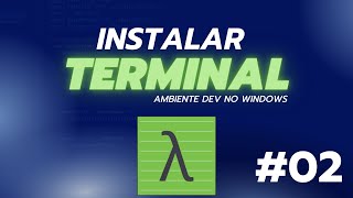 Instalando um terminal no windows  Cmder [upl. by Jacey]