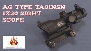 Review AG Type TA01NSN 1x30 RedGreen Dot Sight Scope [upl. by Almeeta]