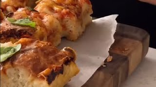 Sheet Pan Pizza 🍕 pizzalover Asmr Asmrcookingfood asmrvideo cooking indianasmrworld [upl. by Burger]