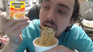 Maruchan Instant Lunch Chicken Flavor Review [upl. by Nuli3]