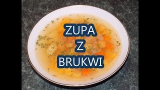 Zupa z brukwi na wędzonce  najprostszy przepis [upl. by Akirre947]