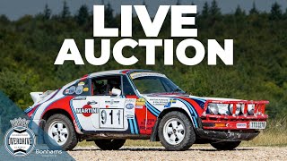 Car Auction LIVE  Bonhams’ 79MM sale [upl. by Fredelia772]