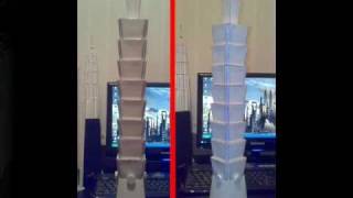 Selfmade architectural mockups Burj Khalifa Petronas Tower Sears Eiffel Tower Burj al Arabwmv [upl. by Wyatt]