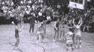 LaPorte vs Michigan City Elston basketball Sectional championship 1957 [upl. by Naginarb558]