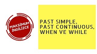 Past Simple Past Continuous When While [upl. by Erdnaek562]