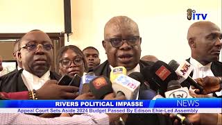 Rivers Political Impasse Appeal Court Sets Aside 2024 Budget Passed By Edison EhieLed Assembly [upl. by Dranel537]