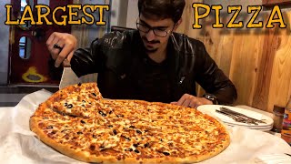 BIGGEST PIZZA IN PAKISTAN 🇵🇰  PIZZA CHALLENGE LAHORE [upl. by Britni]