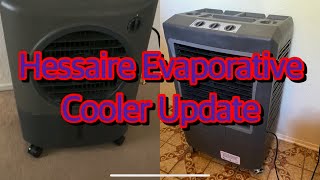 Hessaire Evaporative Cooler Fan review after 1 year [upl. by Tiebold]