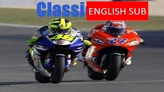 MotoGP Losail Qatar 2007 Valentino Rossi VS STONER Classic RACE  Valentino Rossi [upl. by Alac]