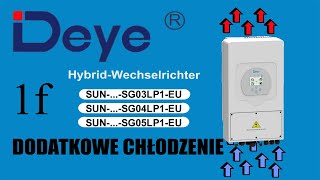 DEYE chłodzenie do falownika hybrydowego 1f SUN 6KSG05LP3EU falownik hybrydowy [upl. by Nesral]