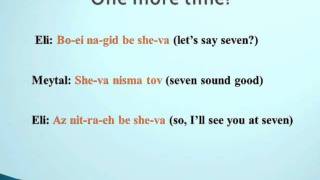 Learn conversational Hebrew lesson7 [upl. by Eremaj268]