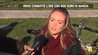 Renzi combatte lIsis con 500 euro di mancia [upl. by Kyne]