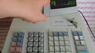 Department Name Description Cash Register Programming Sharp XEA202  XEA202  XEA301  XEA301 [upl. by Anairt]