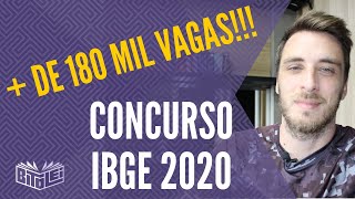 Concurso IBGE Recenseador 2020  Como passar sem fazer cursinho [upl. by Lockwood]