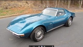 1972 Chevrolet Corvette 350 C3 Start Up Exhaust and In Depth Tour [upl. by Ecirtnuahs528]