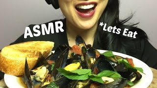 ASMR Mussels EATING SOUNDS NO TALKING  SASASMR [upl. by Aerdied]