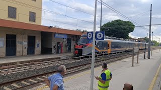 Partenza ICN e arrivo POP  treno del mito fermo  Catania Cle and Alcantara CTME 📸🛤️ [upl. by Ashraf]