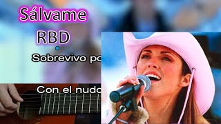 Sálvame  RBD  Karaoke Acústico [upl. by Dorren811]