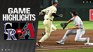 Rockies vs Dbacks Game Highlights 81324  MLB Highlights [upl. by Obe]